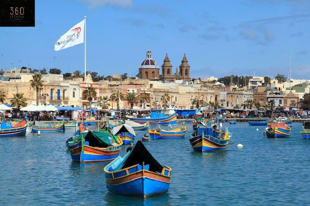 Modern 2Br Apt In The Quaint Village Of Marsaskala & Ac By 360 Estates Eksteriør bilde